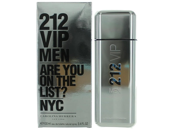 212 VIP by Carolina Herrera, 3.4 oz EDT Spray for Men - UnikGlow