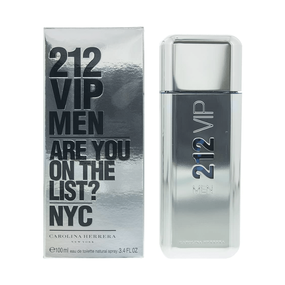 212 VIP by Carolina Herrera, 3.4 oz EDT Spray for Men - Unik Glow