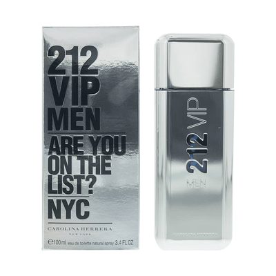 212 VIP by Carolina Herrera, 3.4 oz EDT Spray for Men - Unik Glow