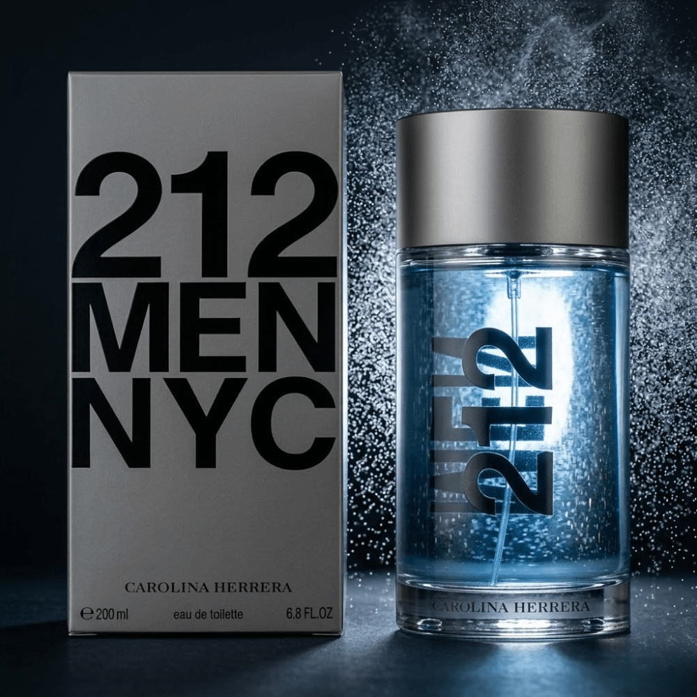 212 by Carolina Herrera, 6.8 oz EDT Spray for Men - Unik Glow
