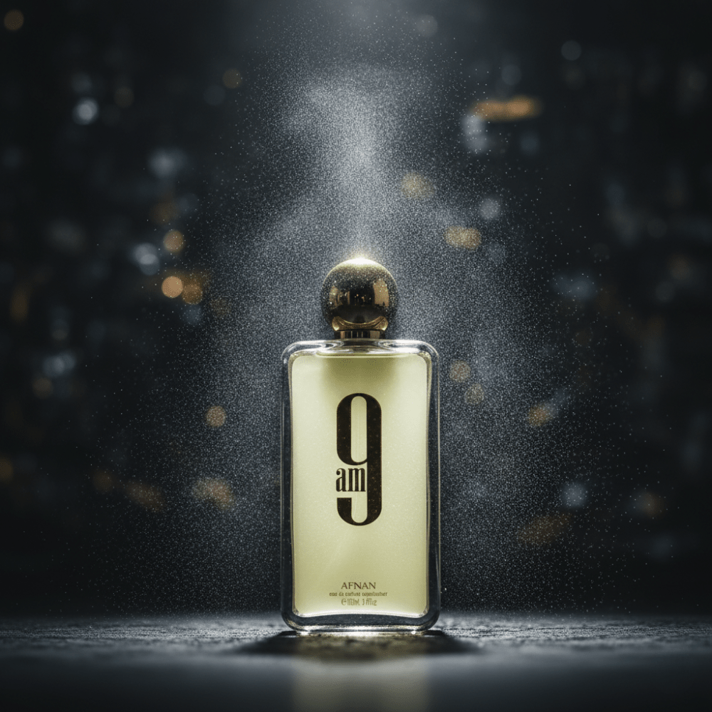 9 AM by Afnan, 3.4 oz EDP Spray for Men - Unik Glow