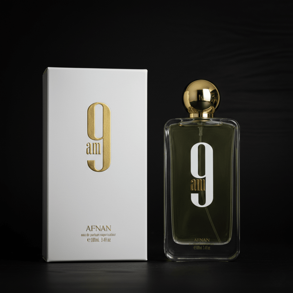 9 AM by Afnan, 3.4 oz EDP Spray for Men - Unik Glow