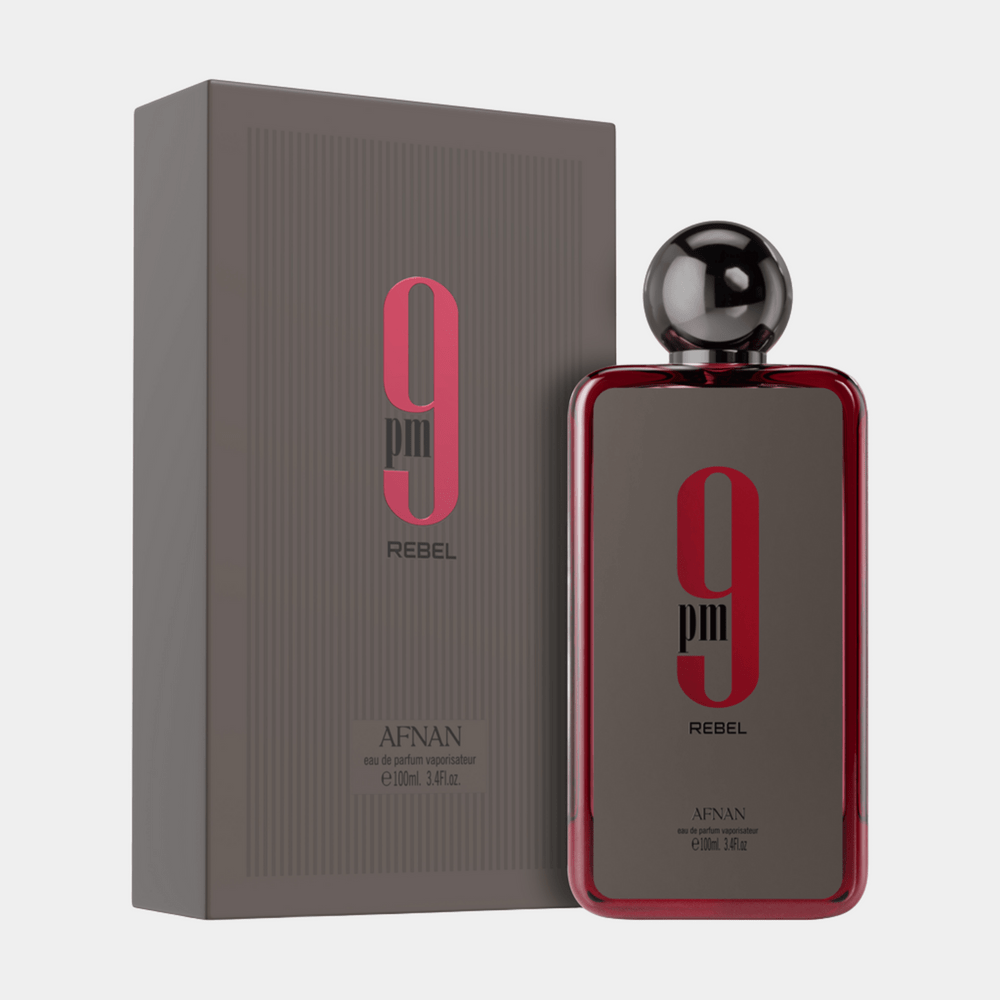 9 PM Rebel by Afnan, 3.4 EDP Spray for Unisex - Unik Glow