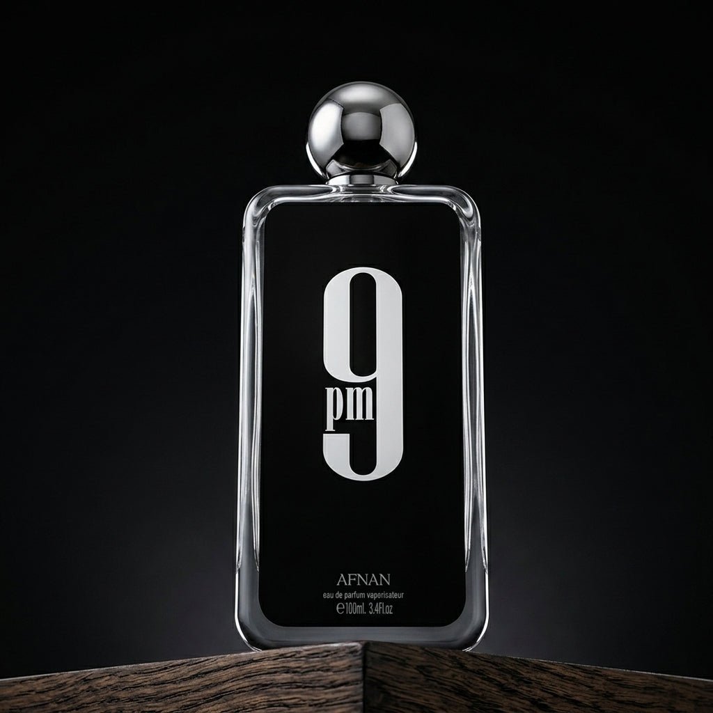 9 PM by Afnan, 3.4 oz EDP Spray for Unisex - Unik Glow
