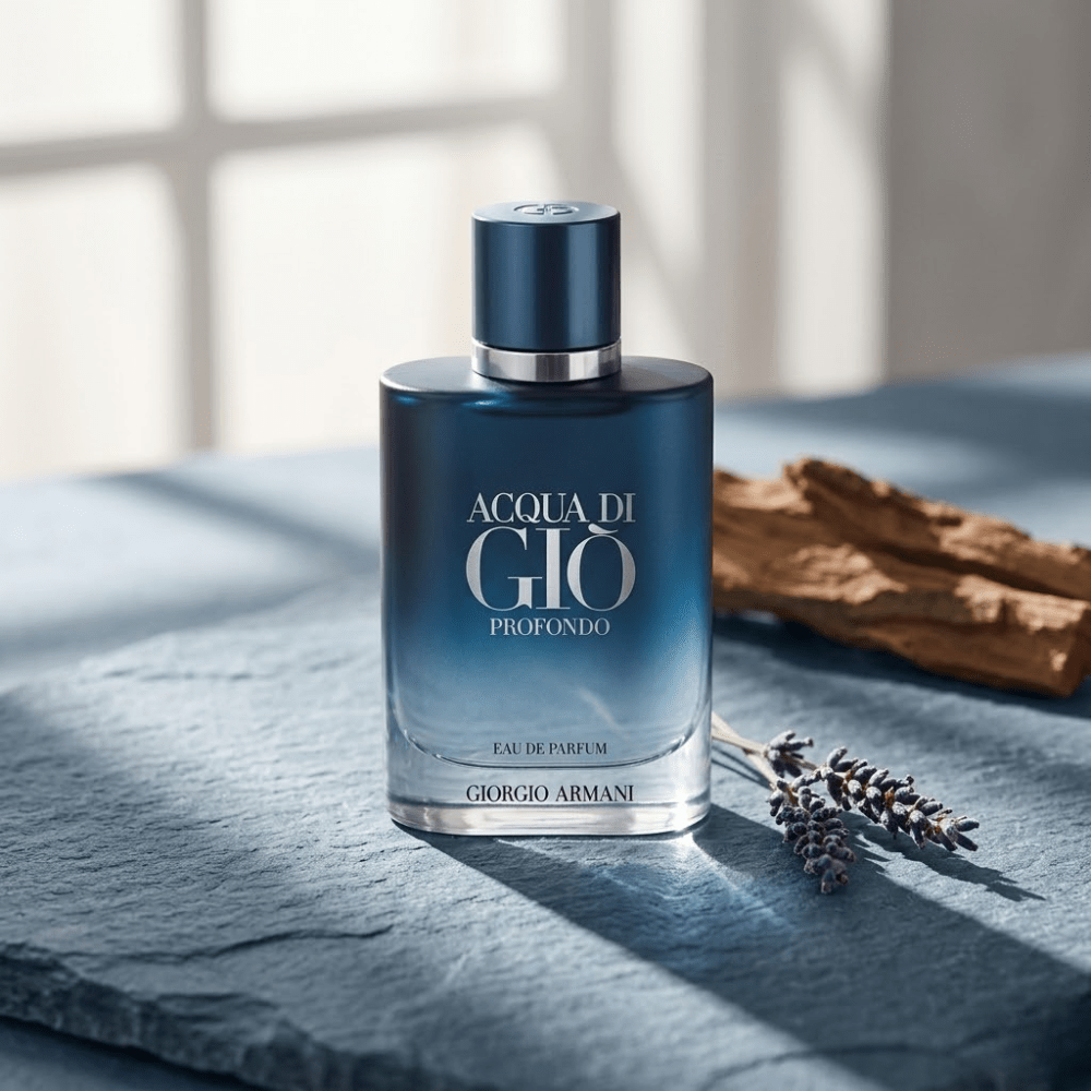 Acqua Di Gio Profondo by Giorgio Armani, 3.3 oz EDP Spray for Men - Unik Glow
