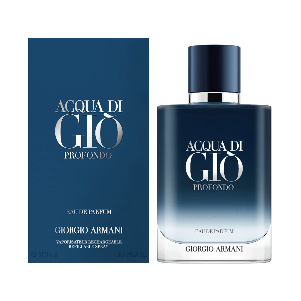 Acqua Di Gio Profondo by Giorgio Armani, 3.4 oz Parfum Spray for Men - Unik Glow