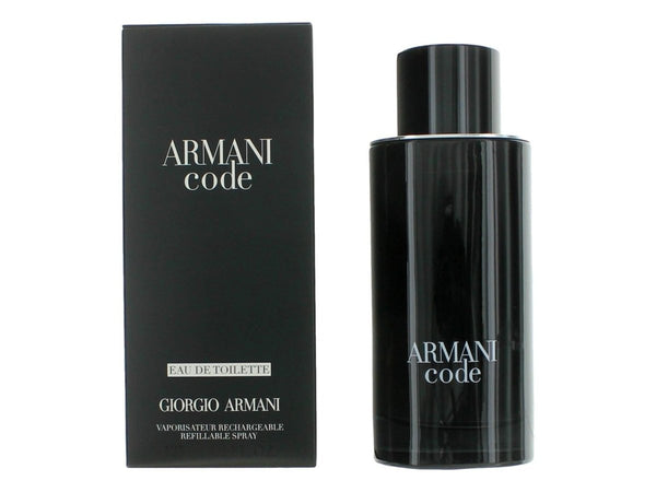 Armani Code by Giorgio Armani, 4.2 oz EDT Refillable Spray for Men - UnikGlow