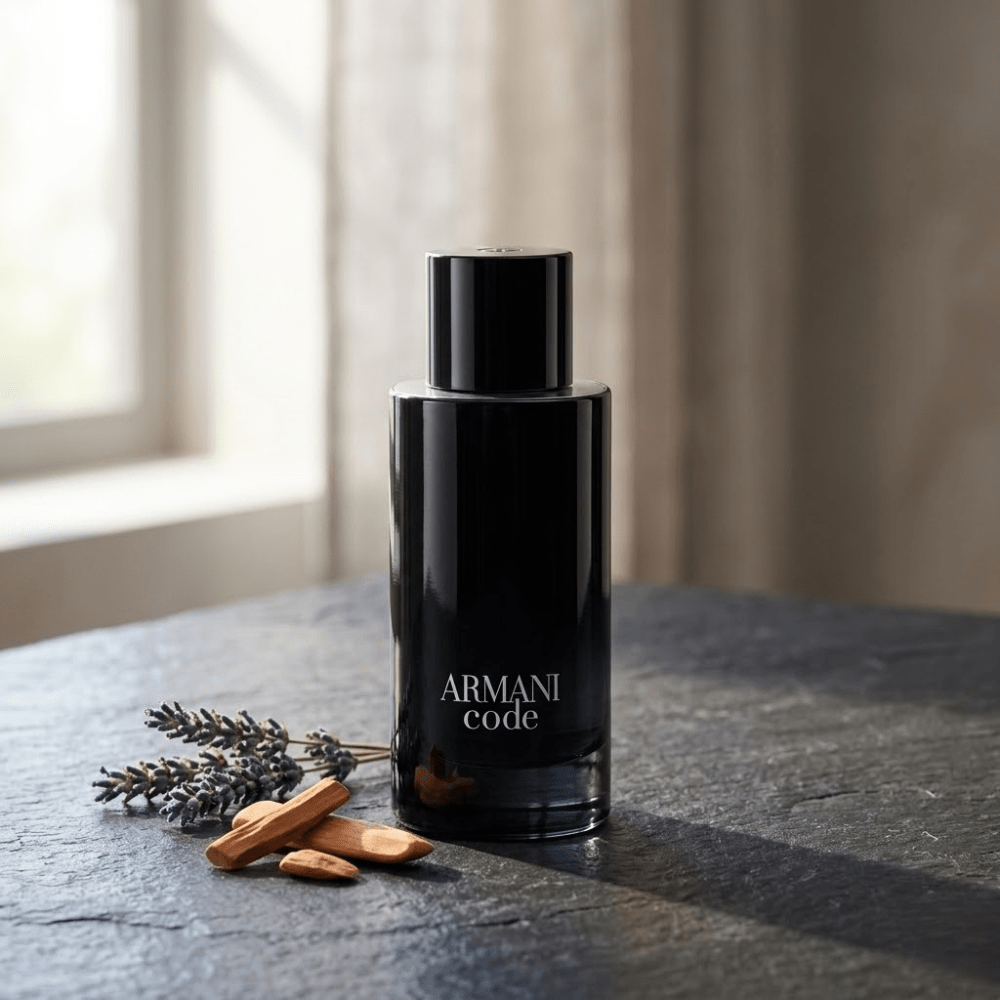 Armani Code by Giorgio Armani, 4.2 oz EDT Refillable Spray for Men - Unik Glow
