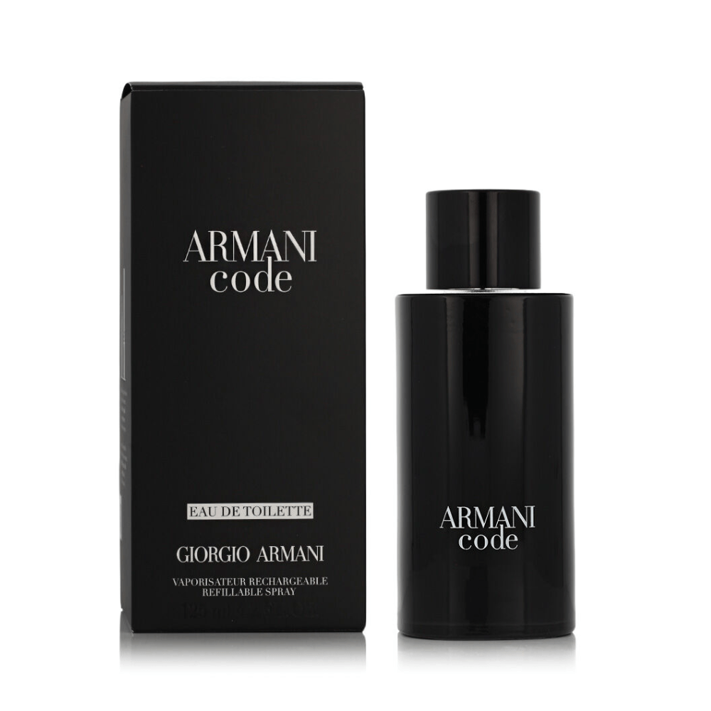 Armani Code by Giorgio Armani, 4.2 oz EDT Refillable Spray for Men - Unik Glow