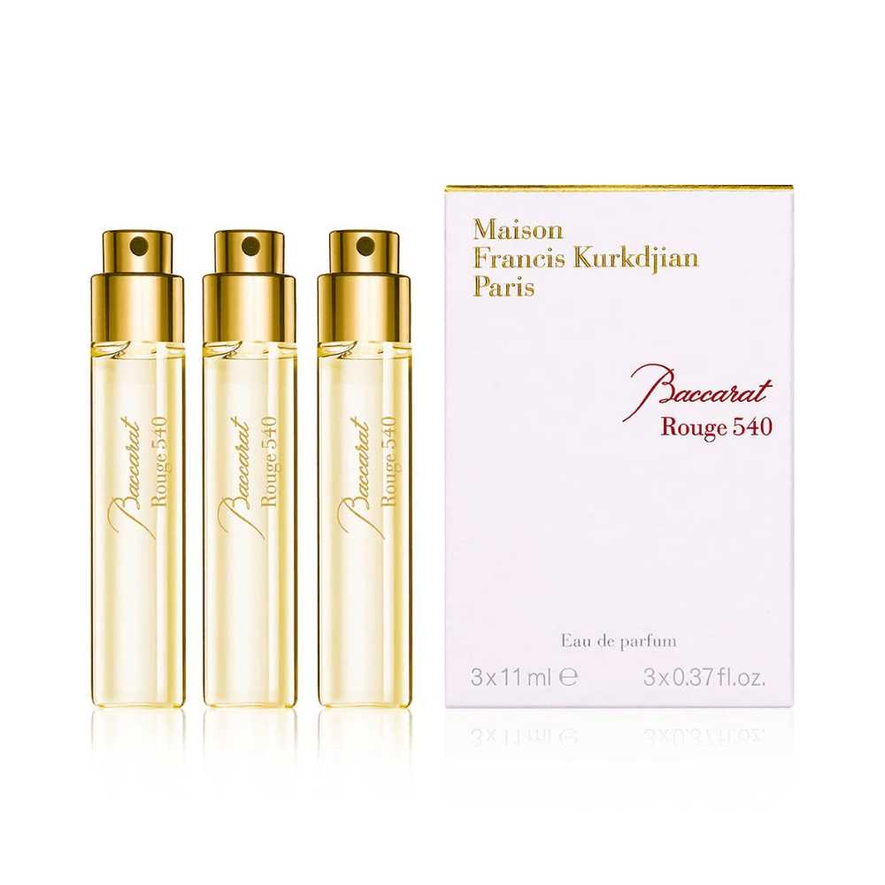 Baccarat Rouge 540, 3 x 0.37oz Extrait de Parfum Spray for Unisex - Unik Glow