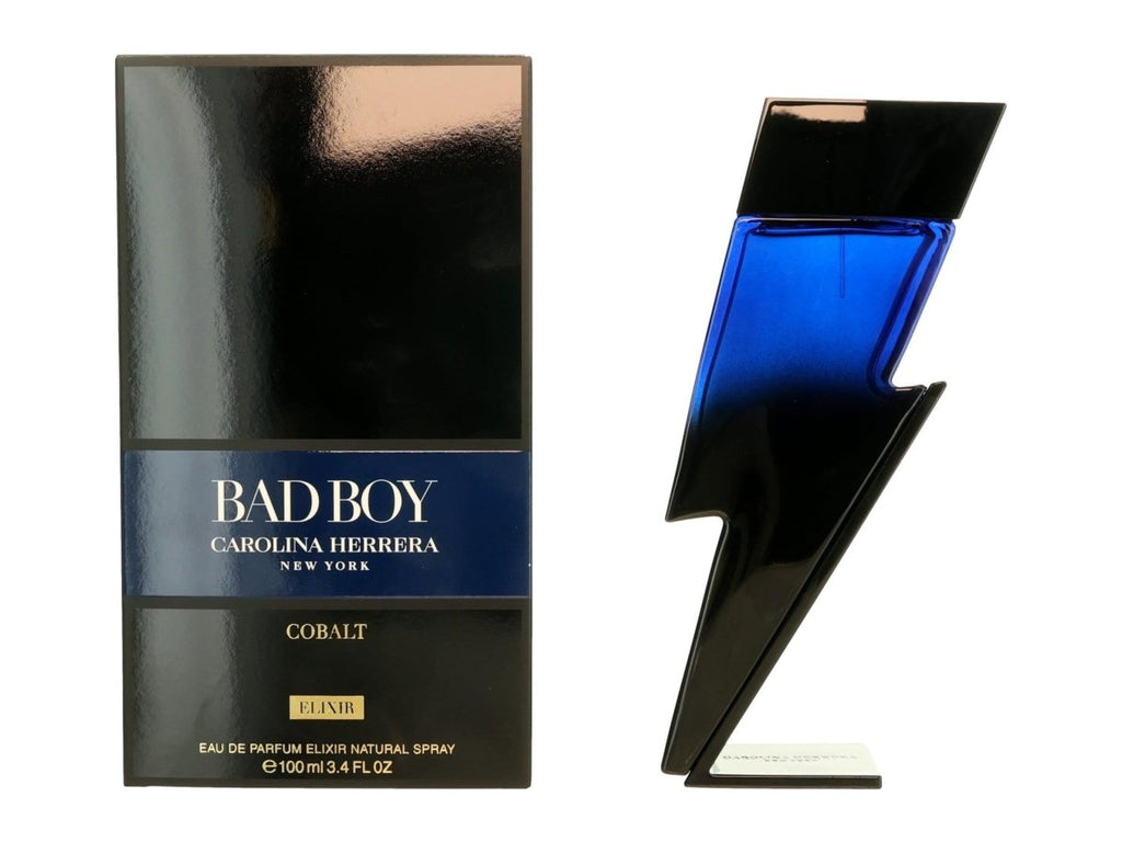 Bad Boy Cobalt Elixir by Carolina Herrera, 3.4 oz EDP Elixir Spray men - UnikGlow