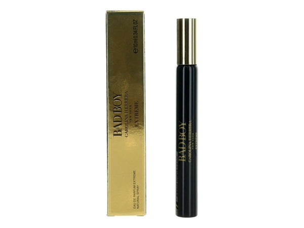 Bad Boy Extreme by Carolina Herrera, 0.34 oz EDP Extreme Spray for Men - UnikGlow