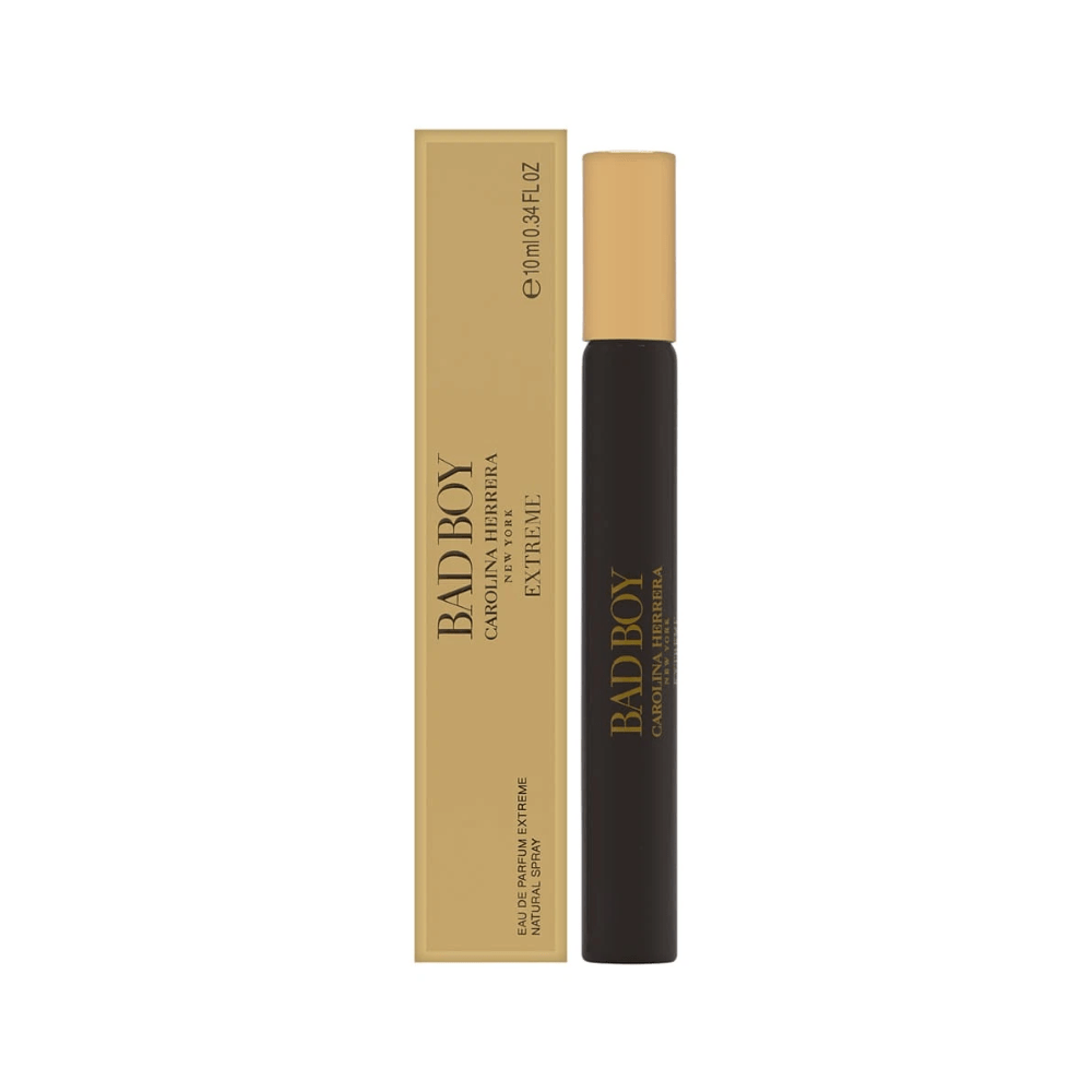 Bad Boy Extreme by Carolina Herrera, 0.34 oz EDP Extreme Spray for Men - Unik Glow