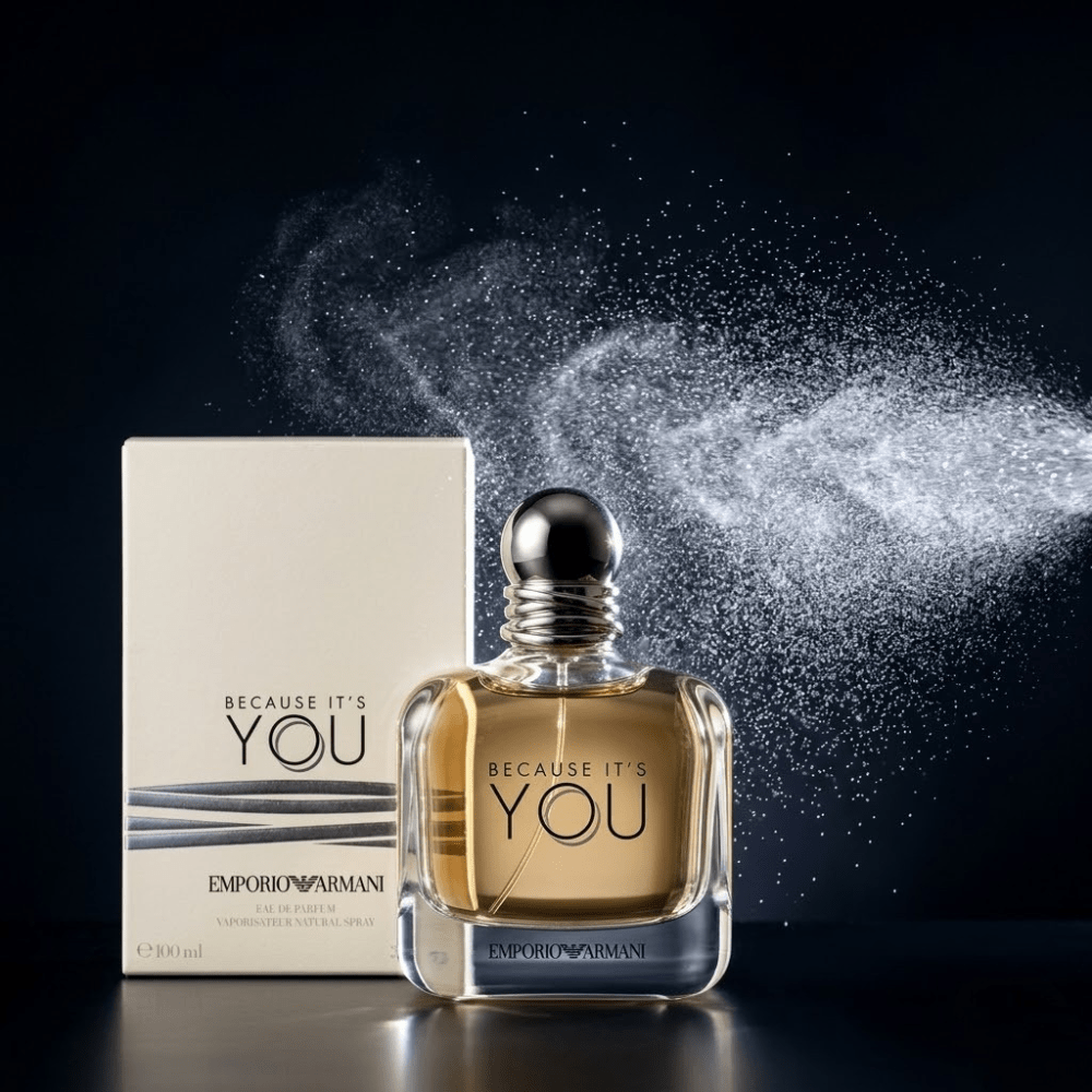 Because It's You by Emporio Armani, 3.4 oz EDP Spray for Women - Unik Glow