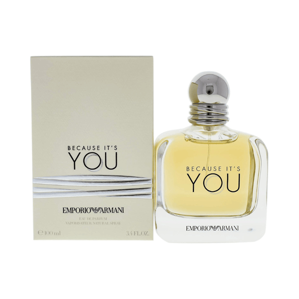 Because It's You by Emporio Armani, 3.4 oz EDP Spray for Women - Unik Glow