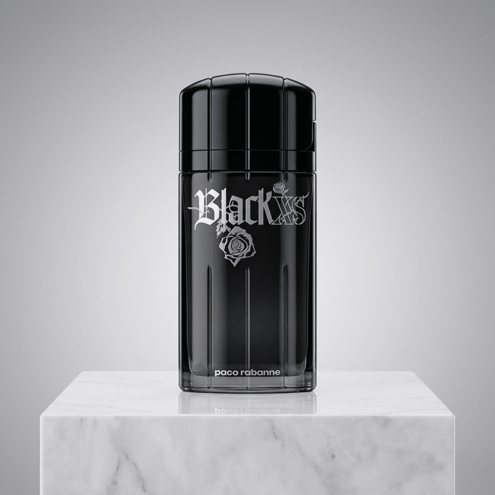 Black XS by Paco Rabanne, 3.3 oz EDT Spray for Men - Unik Glow