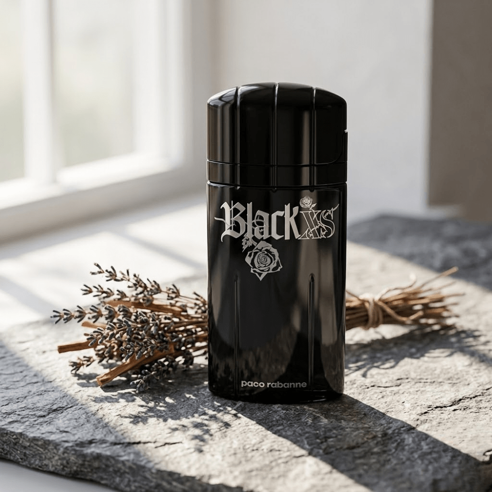Black XS by Paco Rabanne, 3.3 oz EDT Spray for Men - Unik Glow
