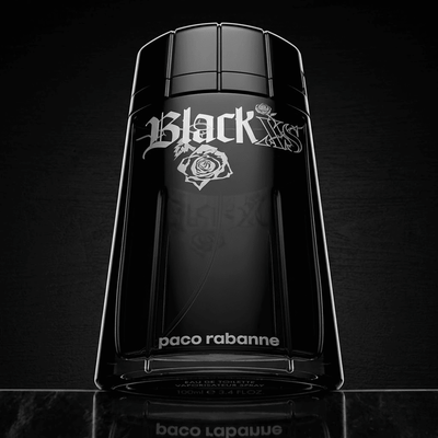 Black XS by Paco Rabanne, 3.3 oz EDT Spray for Men - Unik Glow