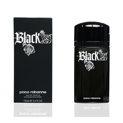 Black XS by Paco Rabanne, 3.3 oz EDT Spray for Men - Unik Glow