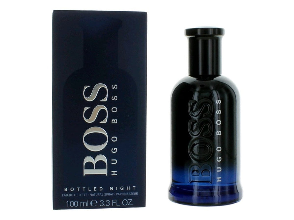 Boss Bottled Night by Hugo Boss, 3.3 oz EDT Spray for Men - UnikGlow