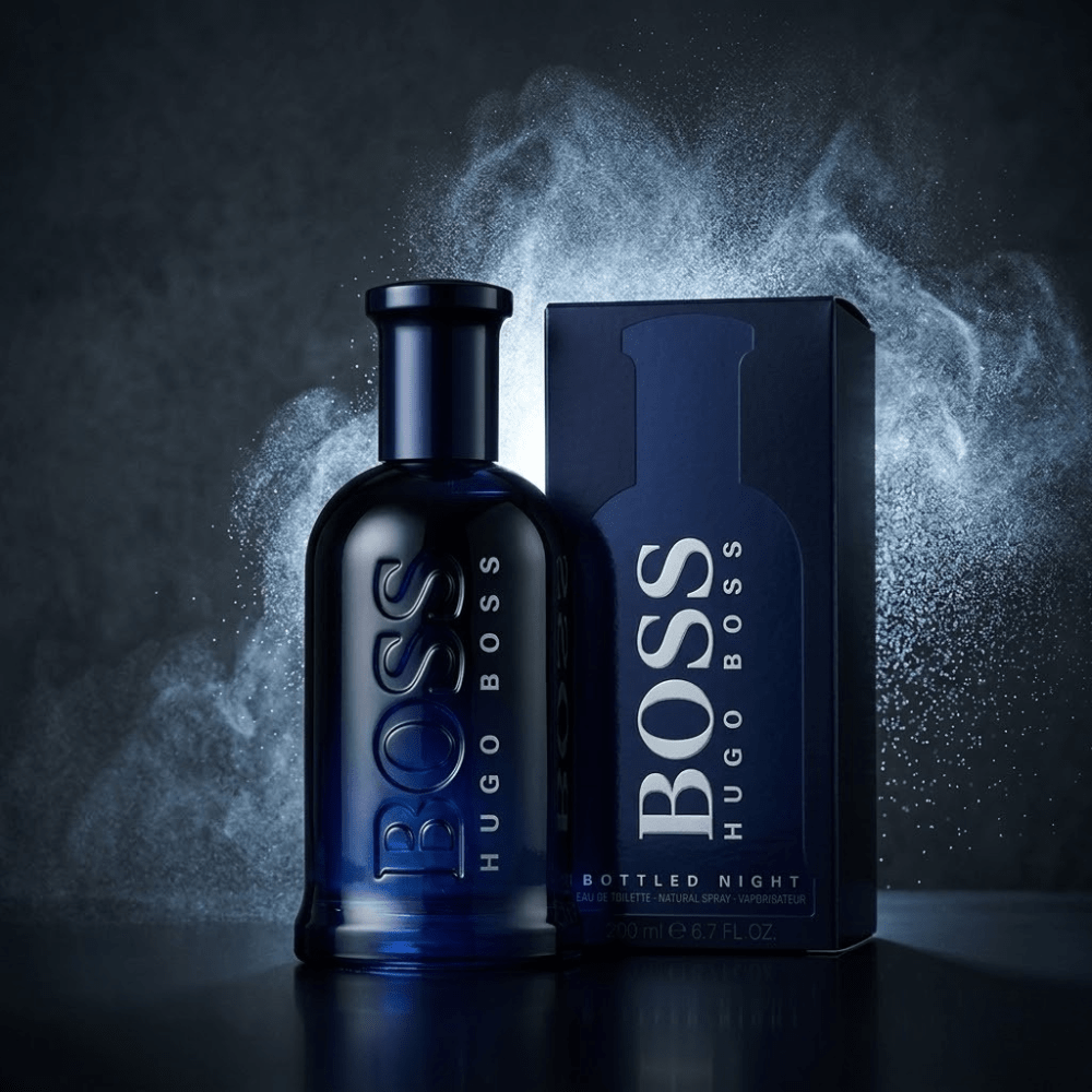 Boss Bottled Night by Hugo Boss, 6.7 oz EDT Spray for Men - Unik Glow