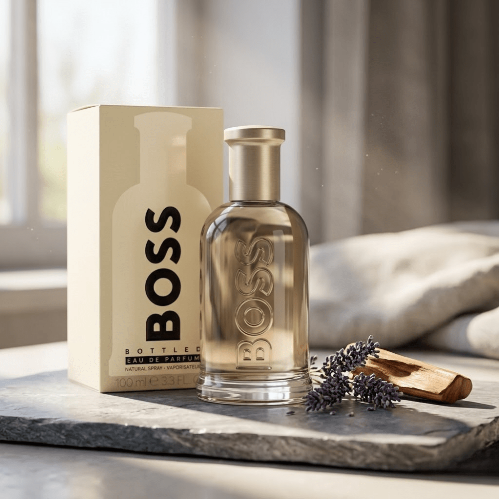 Boss Bottled by Hugo Boss, 3.3 oz EDP Spray for Men - Unik Glow