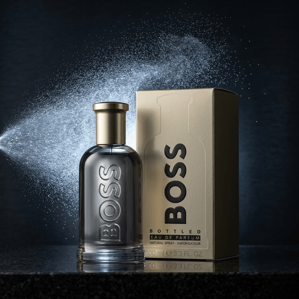 Boss Bottled by Hugo Boss, 3.3 oz EDP Spray for Men - Unik Glow