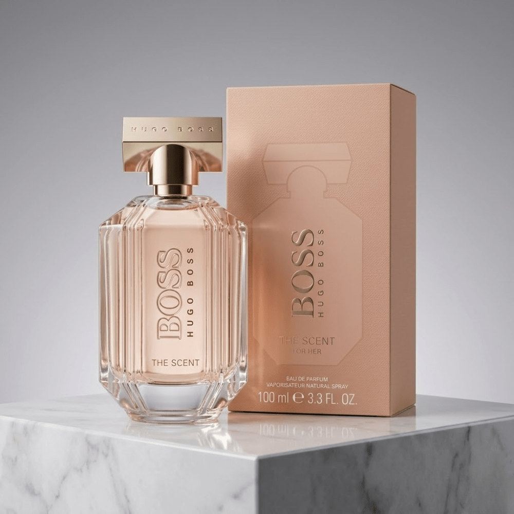 Boss The Scent by Hugo Boss, 3.3 oz EDP Spray for Women - Unik Glow