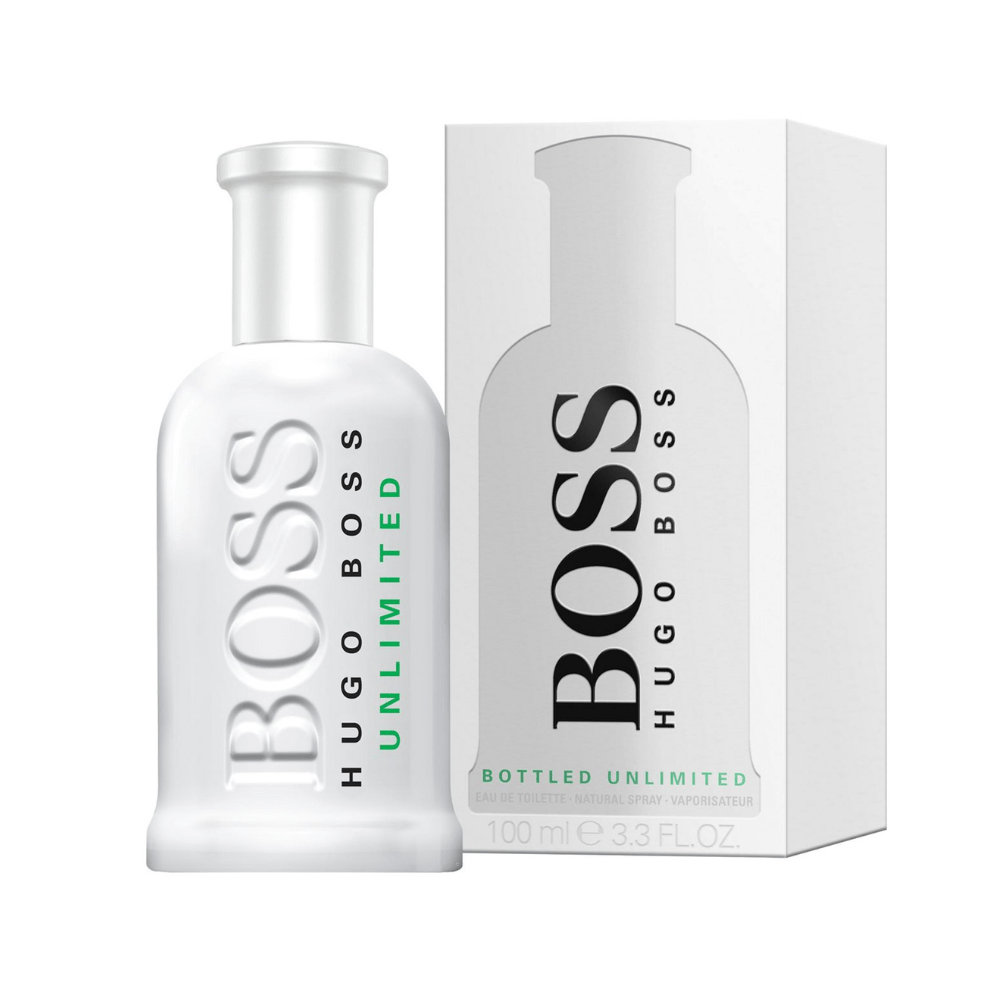 Boss Bottled Unlimited by Hugo Boss, 3.3 oz EDT Spray for Men - Unik Glow