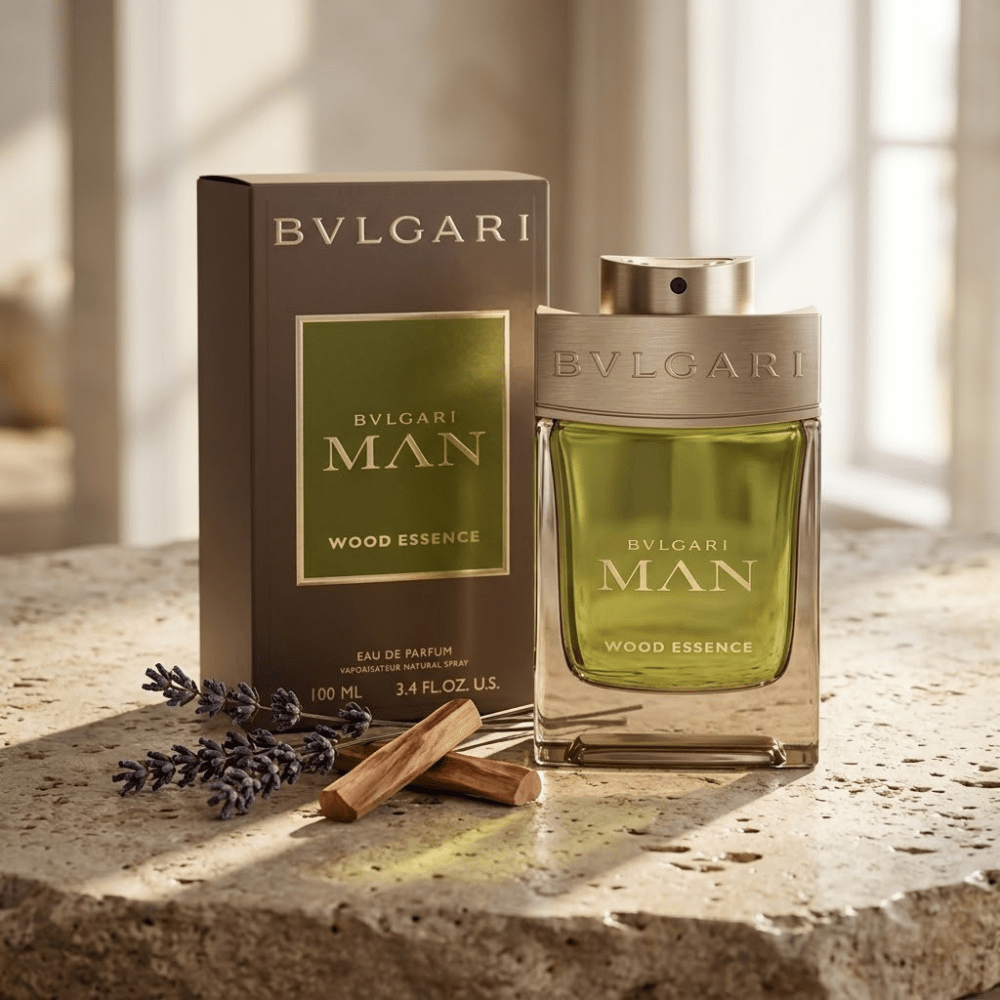 Bvlgari Man Wood Essence by Bvlgari, 3.4 oz EDP Spray for Men - Unik Glow