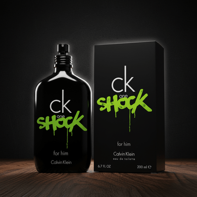 CK One Shock by Calvin Klein, 6.7 oz EDT Spray for Men - Unik Glow