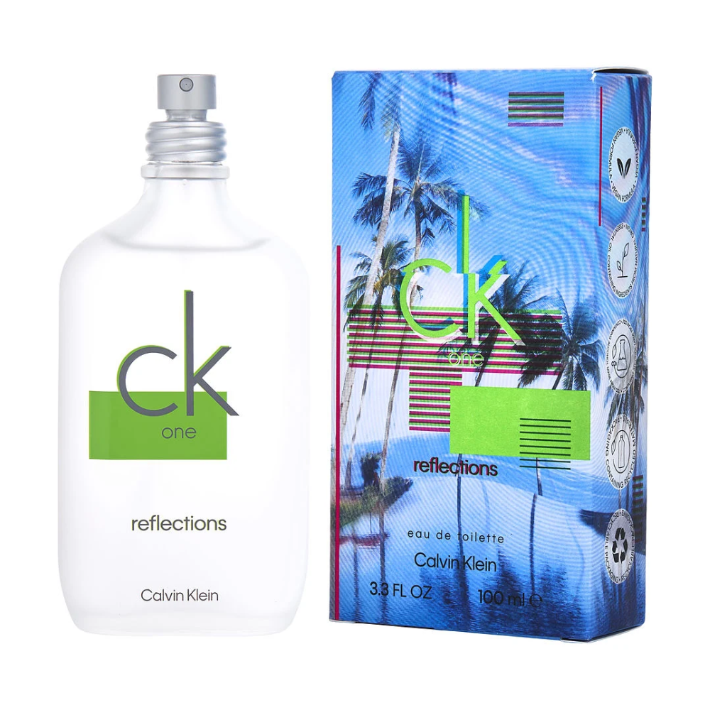 CK One Reflections by Calvin Klein, 3.3 oz EDT Spray for Unisex - Unik Glow