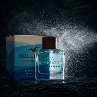 Canyon Escape by Hollister, 3.4 oz EDT Spray for Men - Unik Glow