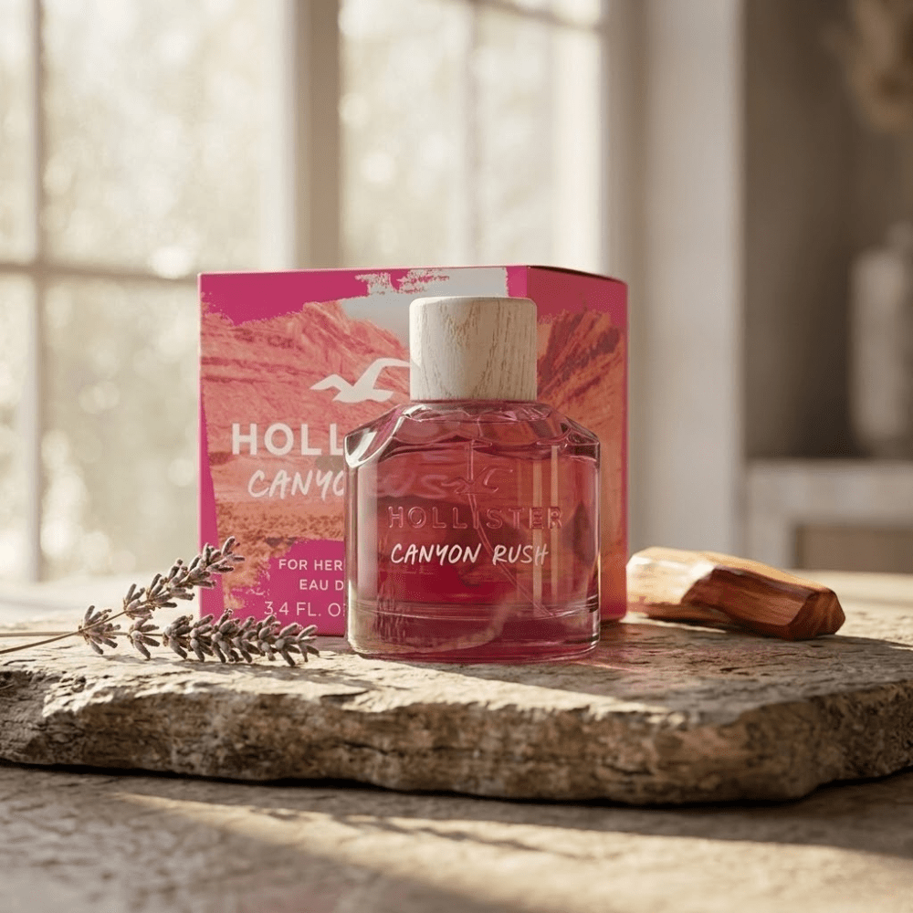 Canyon Rush by Hollister, 3.4 oz EDP Spray for Women - Unik Glow