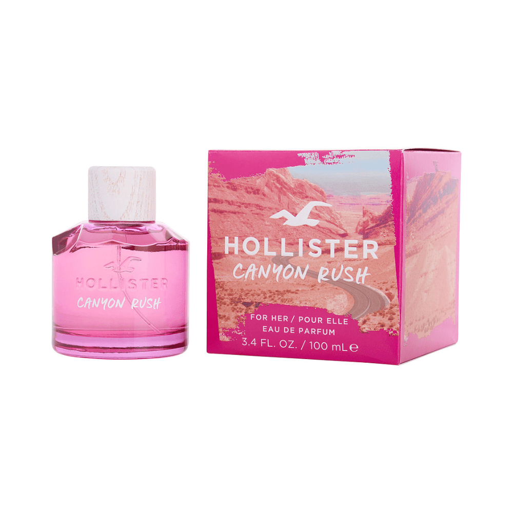 Canyon Rush by Hollister, 3.4 oz EDP Spray for Women - Unik Glow