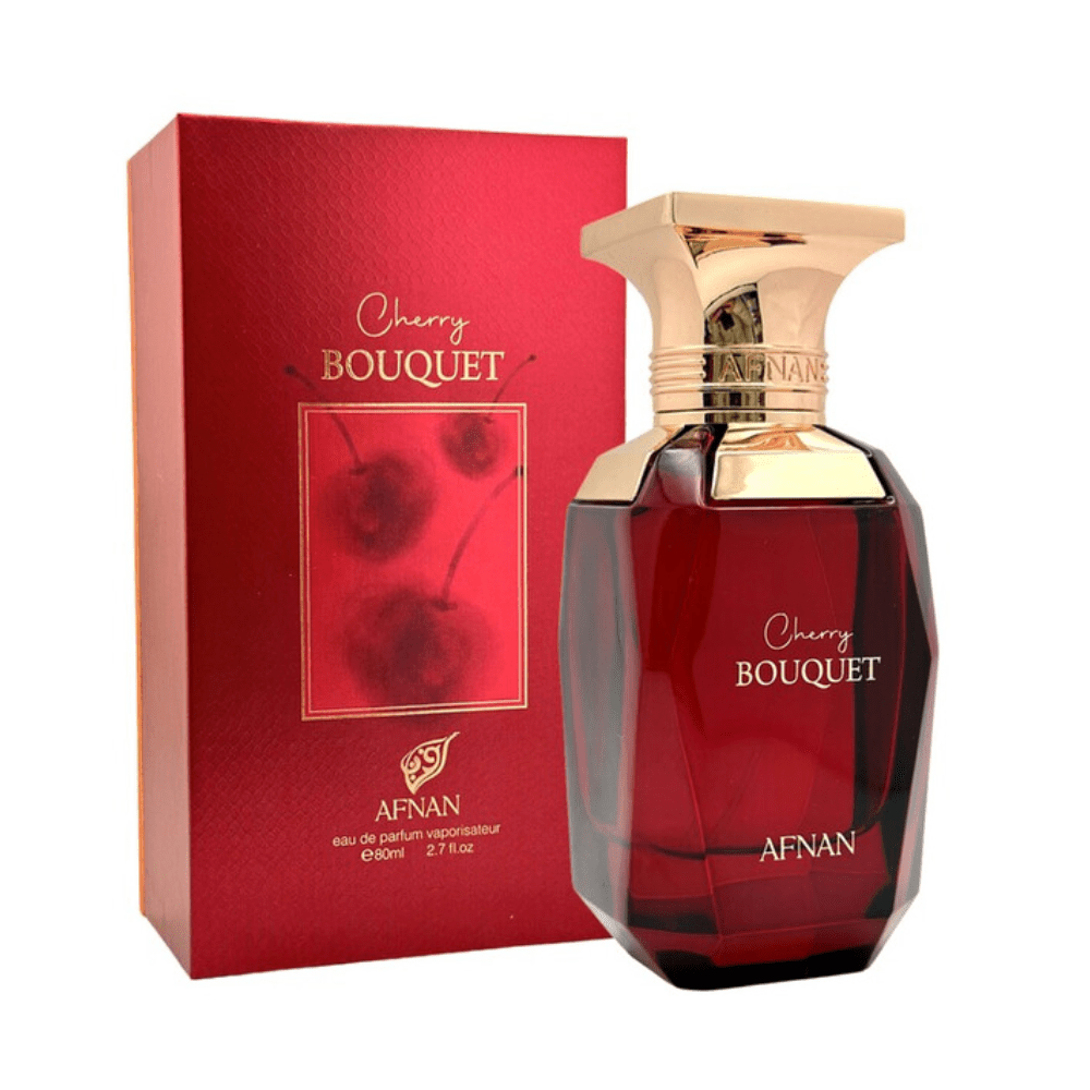 Cherry Bouquet by Afnan, 2.7 oz Eau De Pafum Spray for Women - Unik Glow