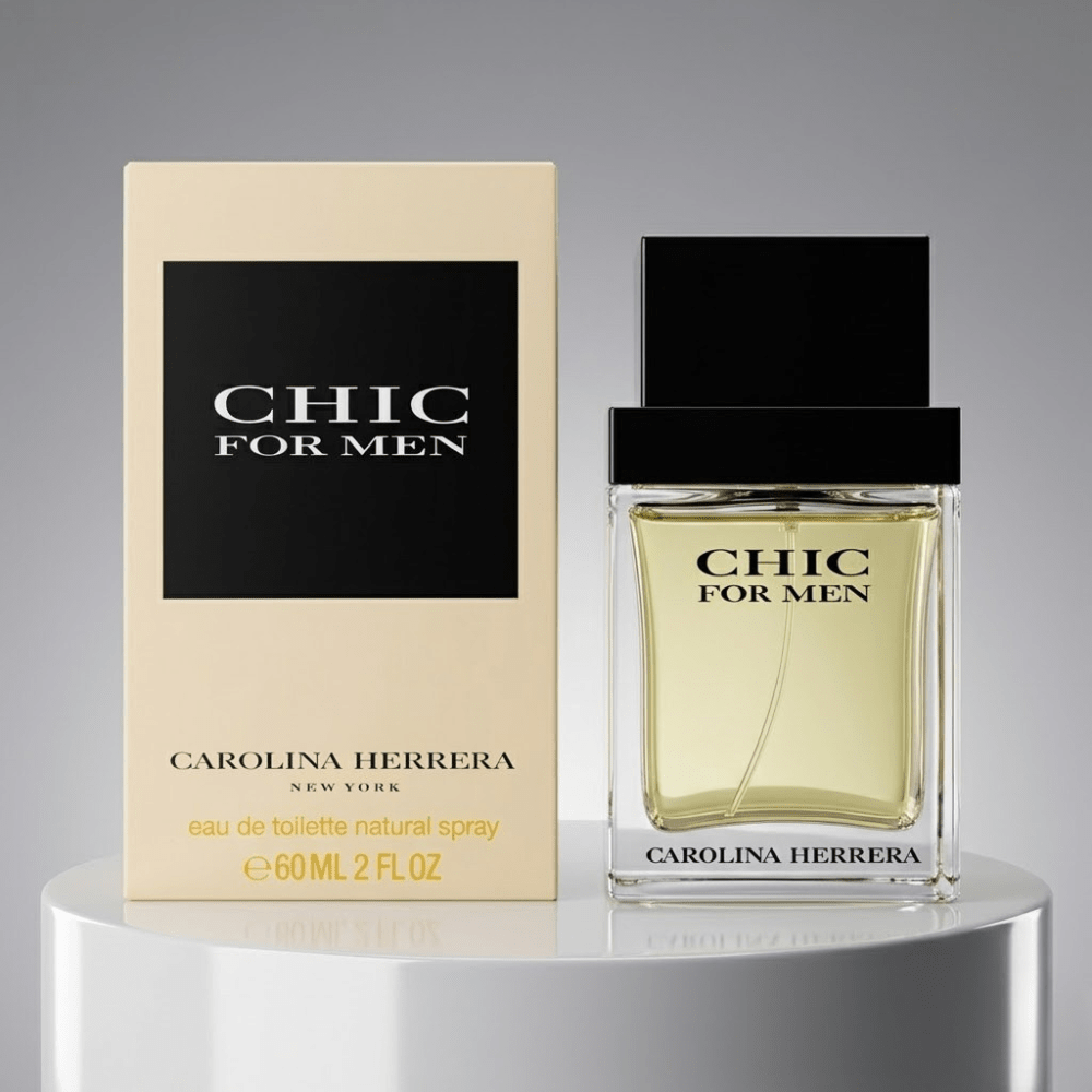 Chic by Carolina Herrera, 2 oz EDT Spray for Men - Unik Glow