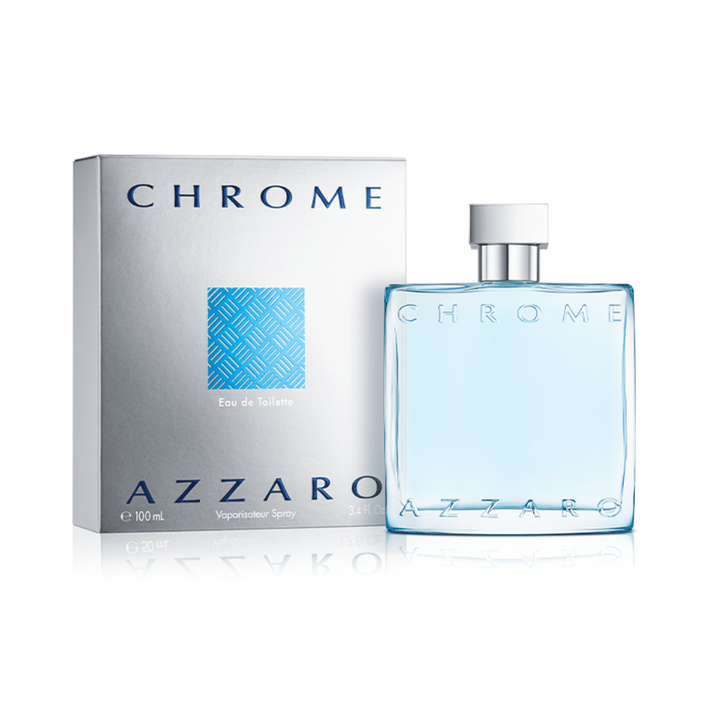Chrome by Azzaro, 3.4 oz EDT Spray for Men - Unik Glow