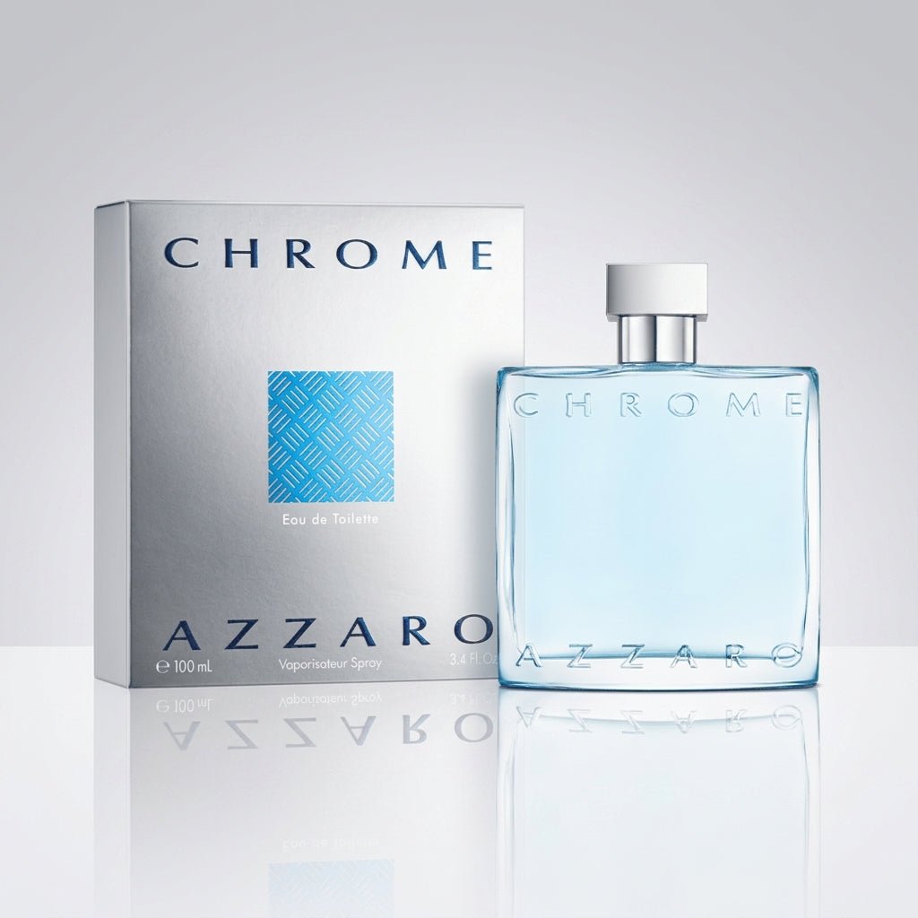 Chrome by Azzaro, 3.4 oz EDT Spray for Men - Unik Glow