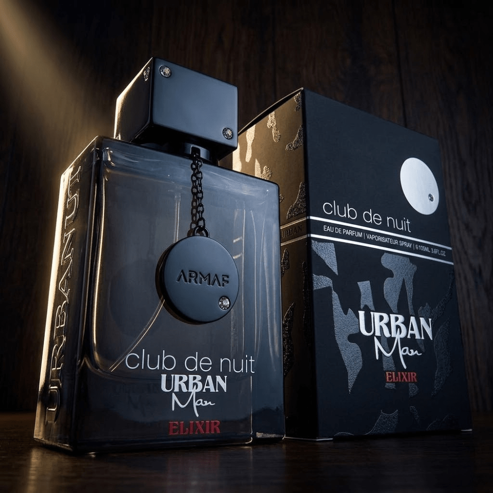 Club De Nuit Urban Elixir by Armaf, 3.6 oz EDP Spray for Men - Unik Glow