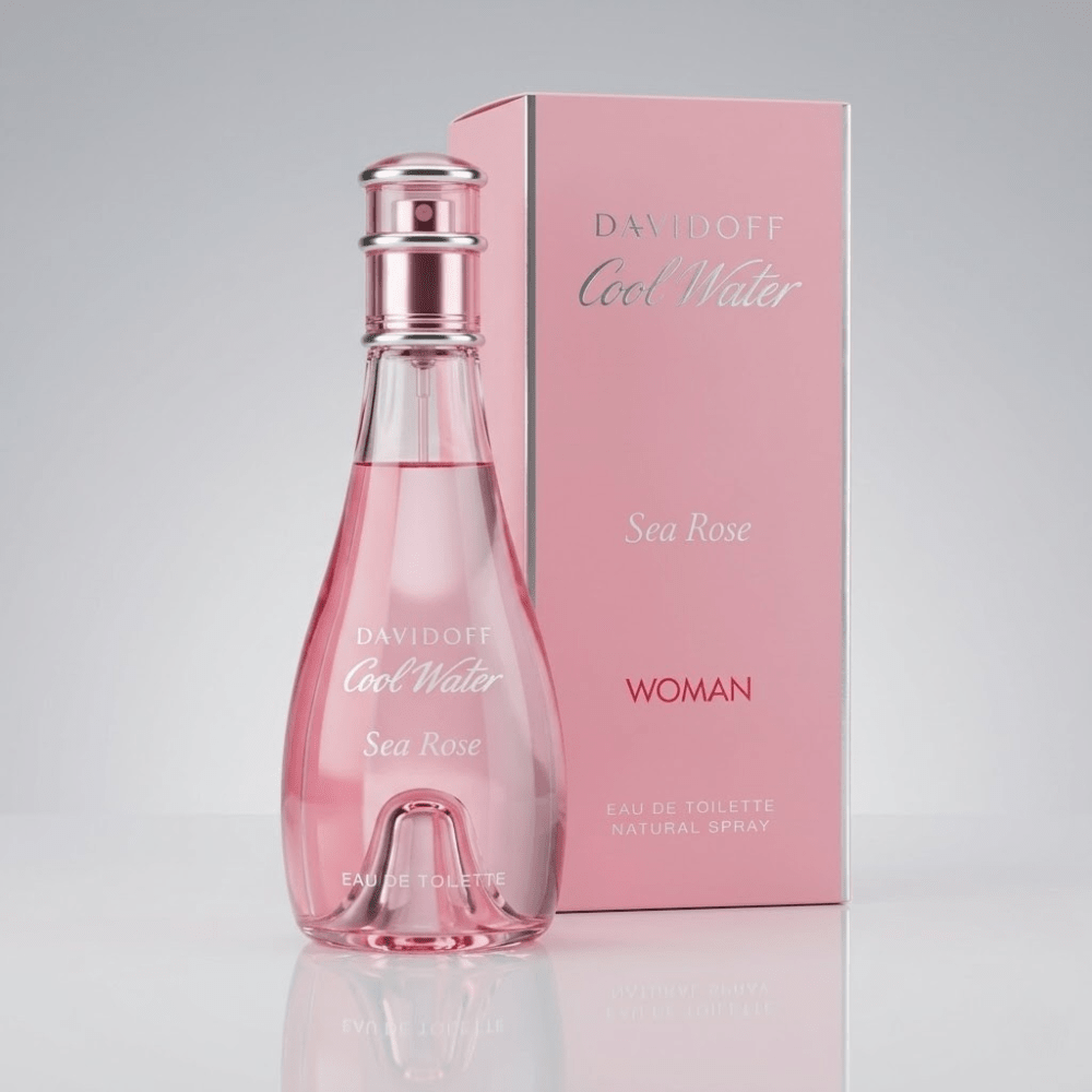 Cool Water Sea Rose by Davidoff, 3.4 oz EDT Spray for Women - Unik Glow
