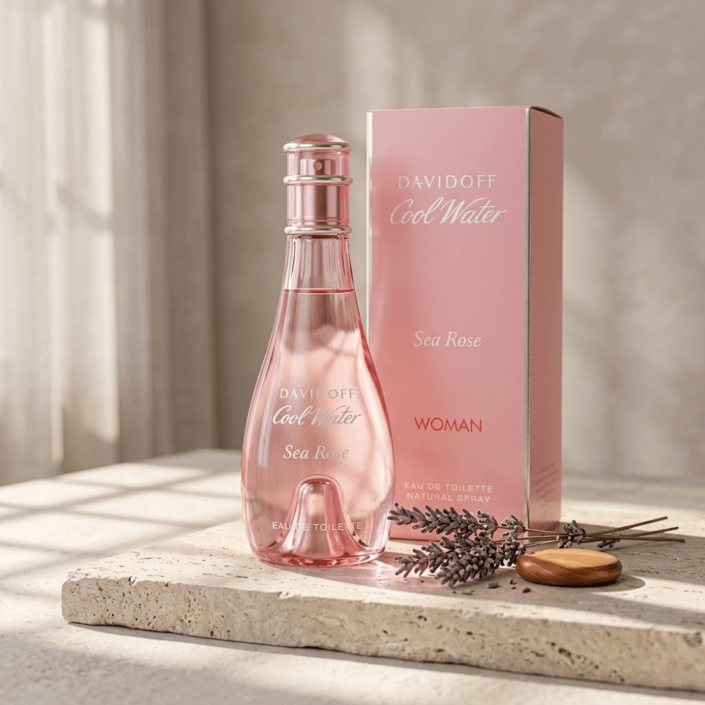 Cool Water Sea Rose by Davidoff, 3.4 oz EDT Spray for Women - Unik Glow