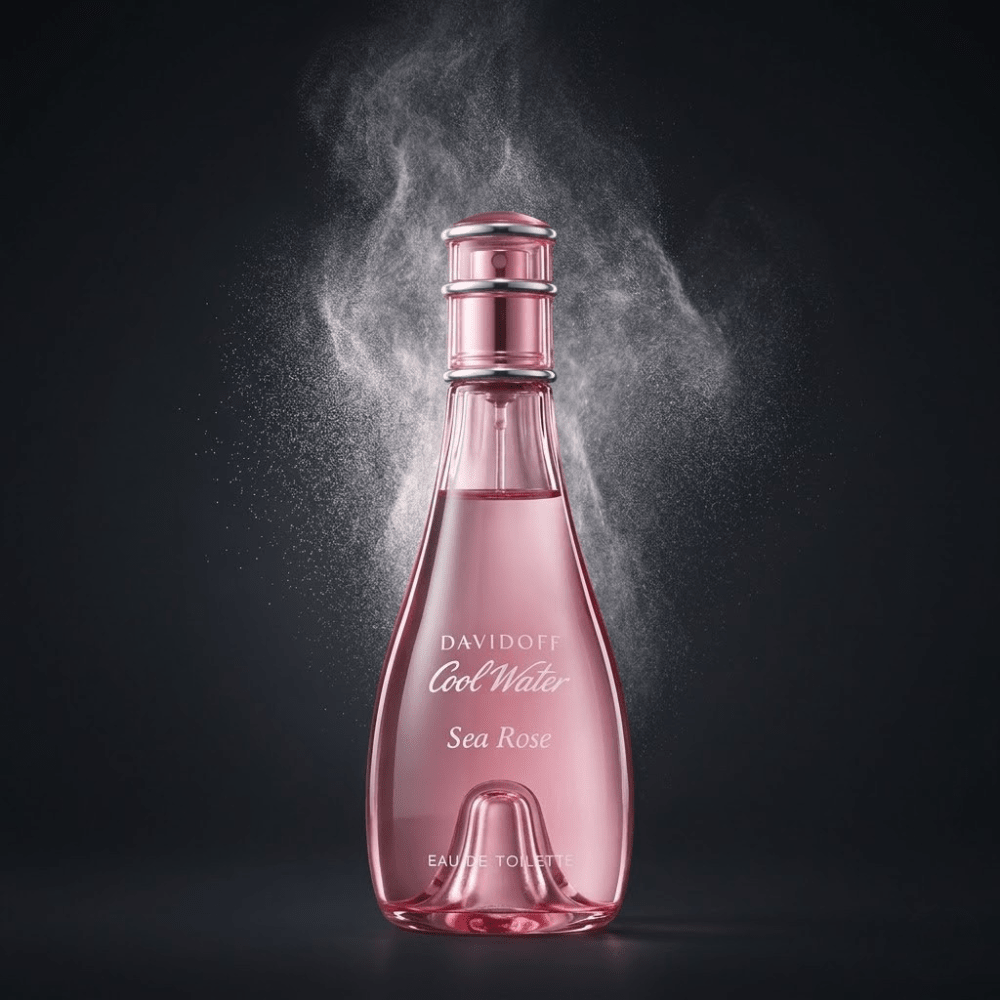 Cool Water Sea Rose by Davidoff, 3.4 oz EDT Spray for Women - Unik Glow
