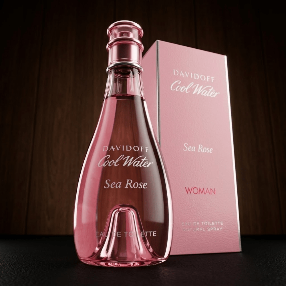 Cool Water Sea Rose by Davidoff, 3.4 oz EDT Spray for Women - Unik Glow