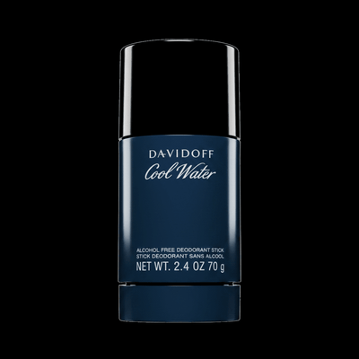 Cool Water by Davidoff, 2.4 oz Alcohol Free Deodorant Stick for Men - Unik Glow