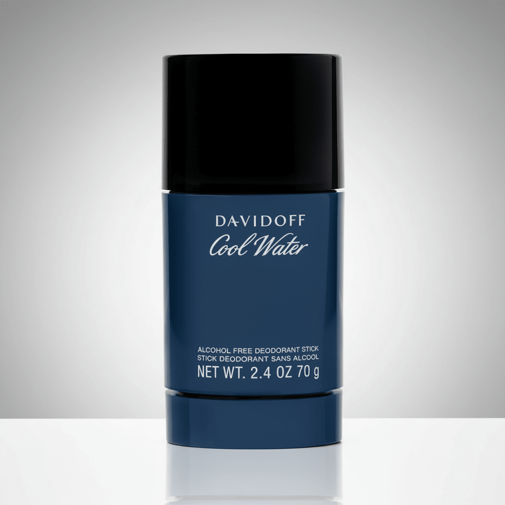 Cool Water by Davidoff, 2.4 oz Alcohol Free Deodorant Stick for Men - Unik Glow