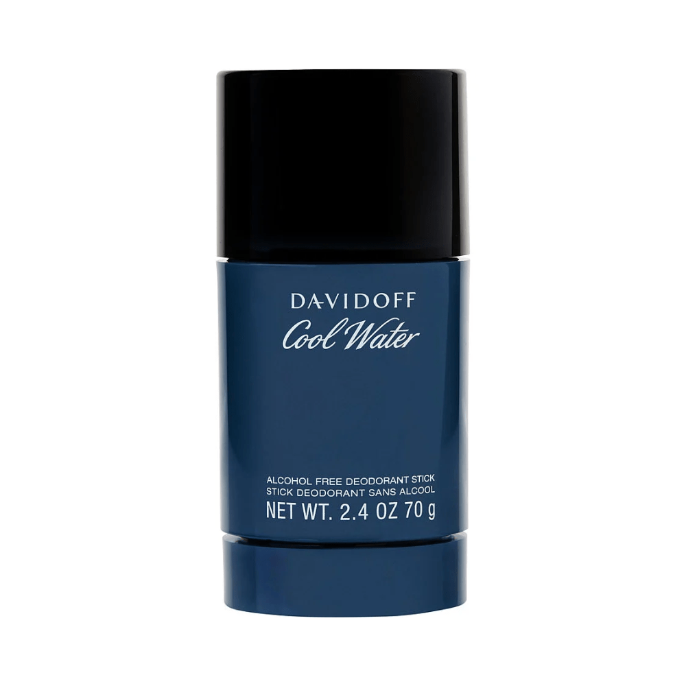Cool Water by Davidoff, 2.4 oz Alcohol Free Deodorant Stick for Men - Unik Glow