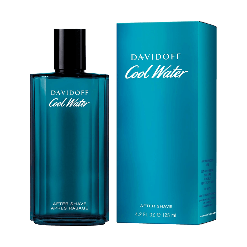 Cool Water by Davidoff, 4.2 oz After Shave Splash for Men - Unik Glow