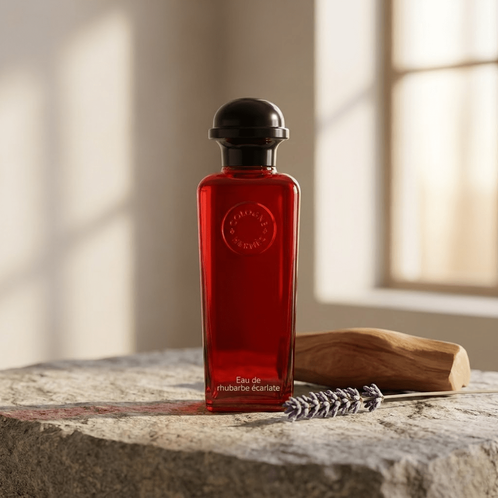 Eau de Rhubarbe Ecarlate by Hermes, 3.3oz Eau de Cologne Spray for Unisex - Unik Glow