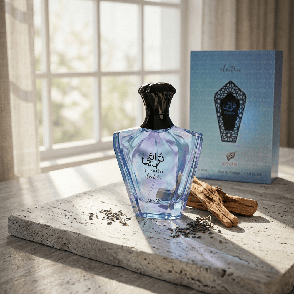 Electric Turathi by Afnan, 3 oz EDP Spray for Unisex - Unik Glow
